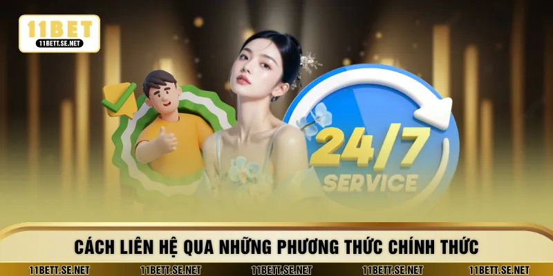 Cách liên hệ qua những phương thức chính thức